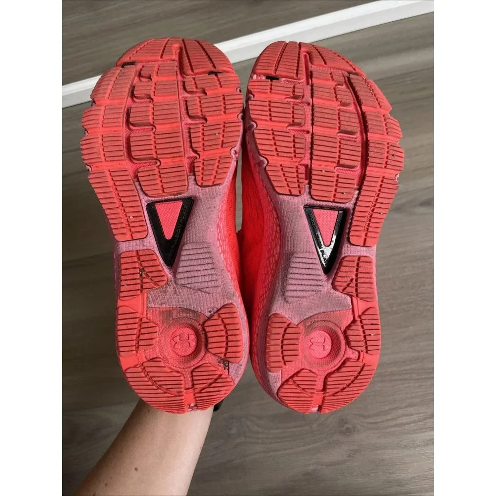 Under Armour Womens HOVR Machina 3021956-602 Red Running‎ Shoes Sneakers Size 6 - Picture 7 of 12